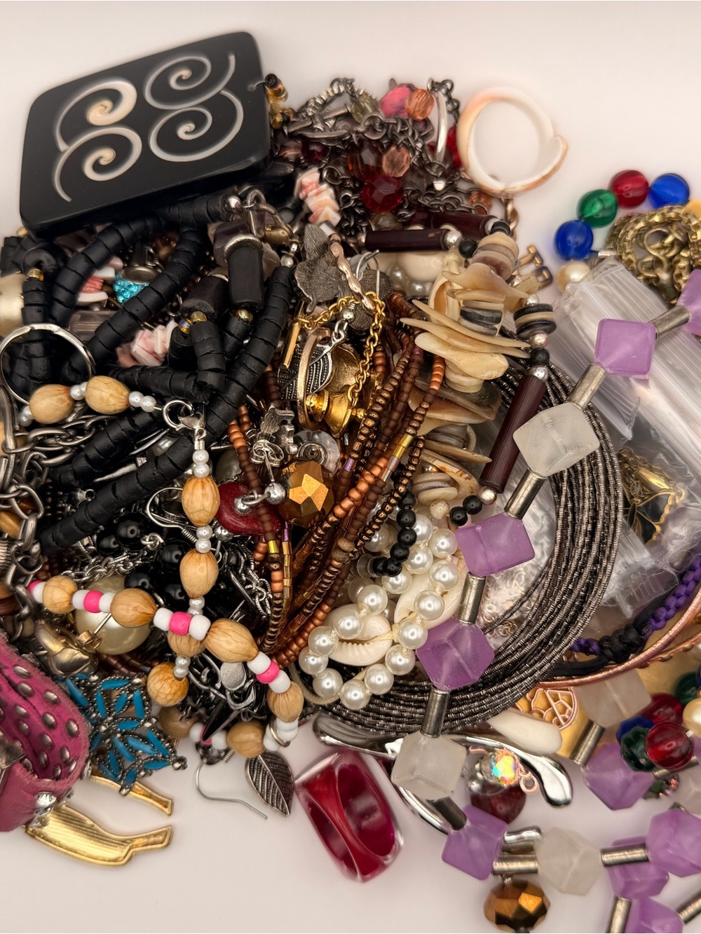Mystery Jewelry Treasure Hunt Wearable, Craft & Reseller Lot 60+ Pieces